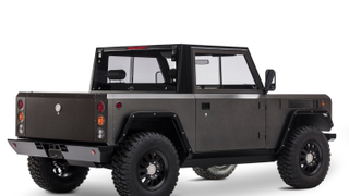 Illustration for article titled Bollinger's 200-Mile Electric Truck Is Fantastically Rugged And Basic